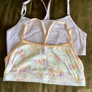Tie-Dye and White Women's Camisole Set